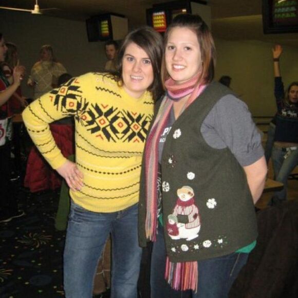 Vintage Casual Corner Yellow Ski Sweater - Stretchy Unisex SZ S - Picture 2 of 6